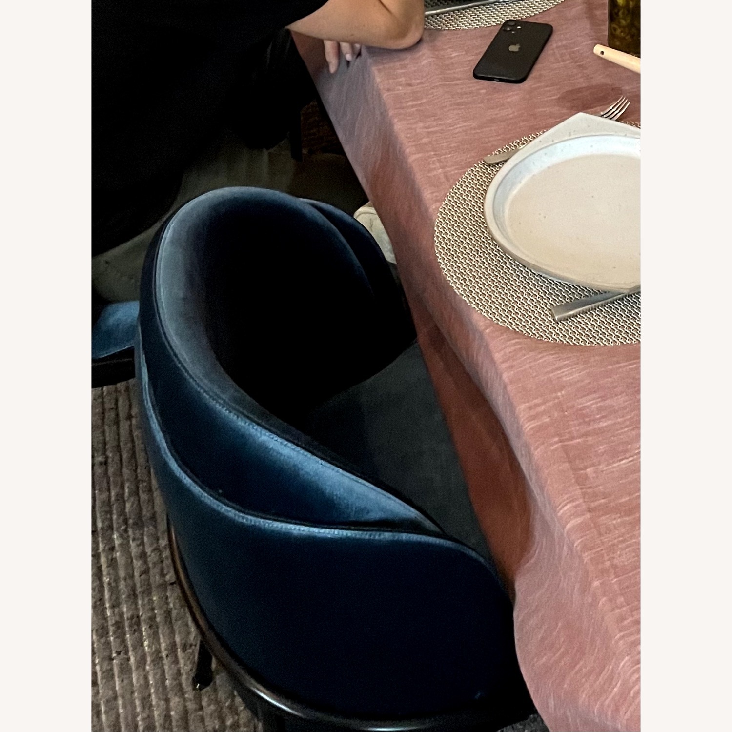 Rove Concepts Angelo Purple Velvet Dining Chairs - image-3