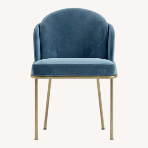 Used Rove Concepts Angelo Purple Velvet Dining Chairs for sale on AptDeco