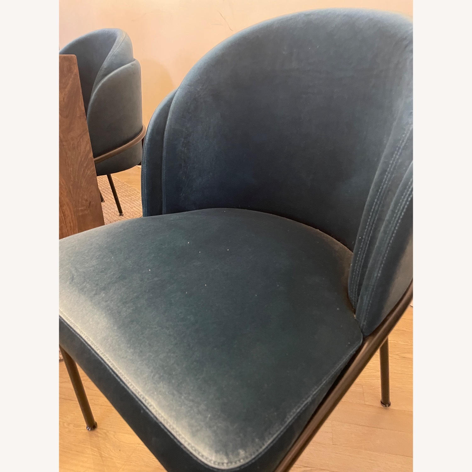 Rove Concepts Angelo Purple Velvet Dining Chairs - image-2
