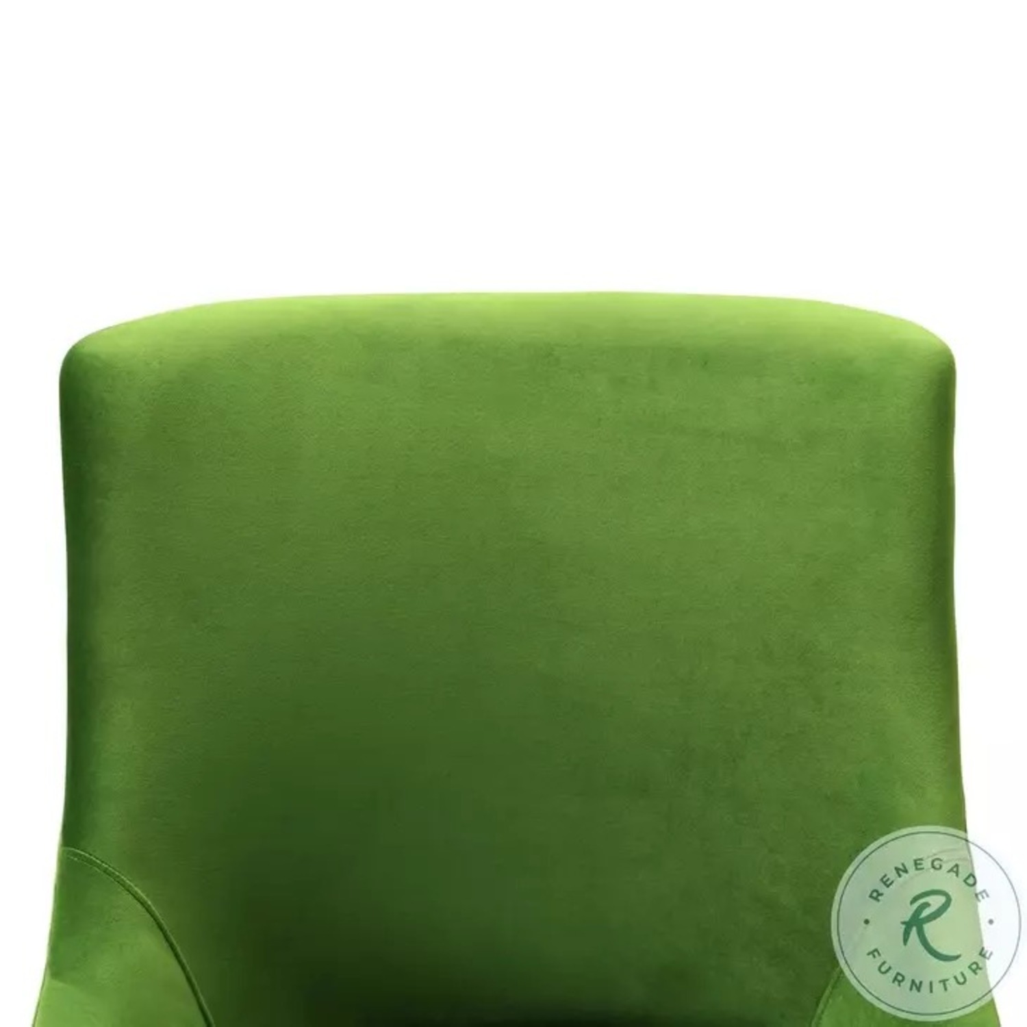 TOV Furniture Beatrix Green Velvet Office Chair - image-6