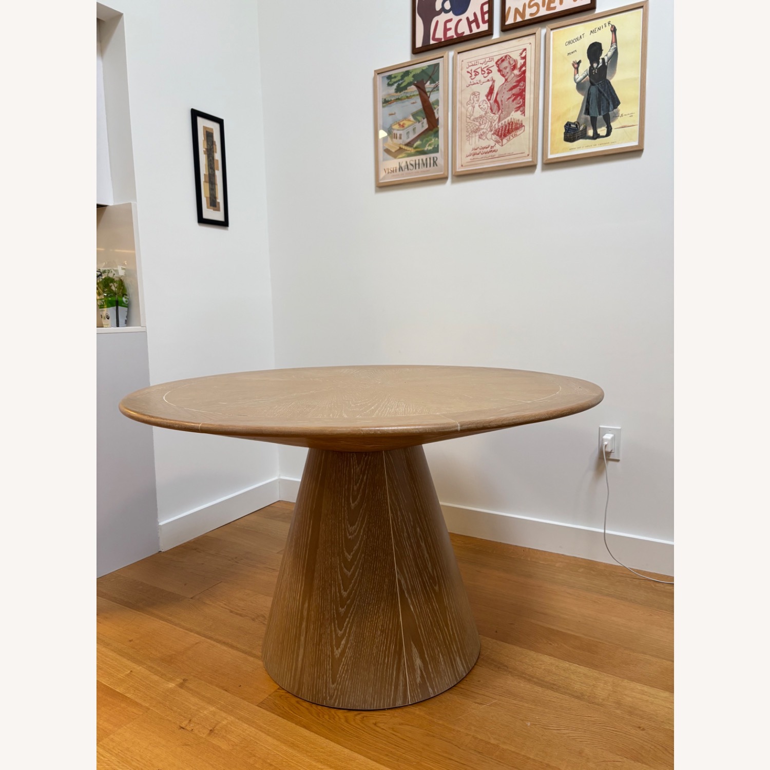Crate & Barrel Palisades Natural Wood Dining Table - image-3