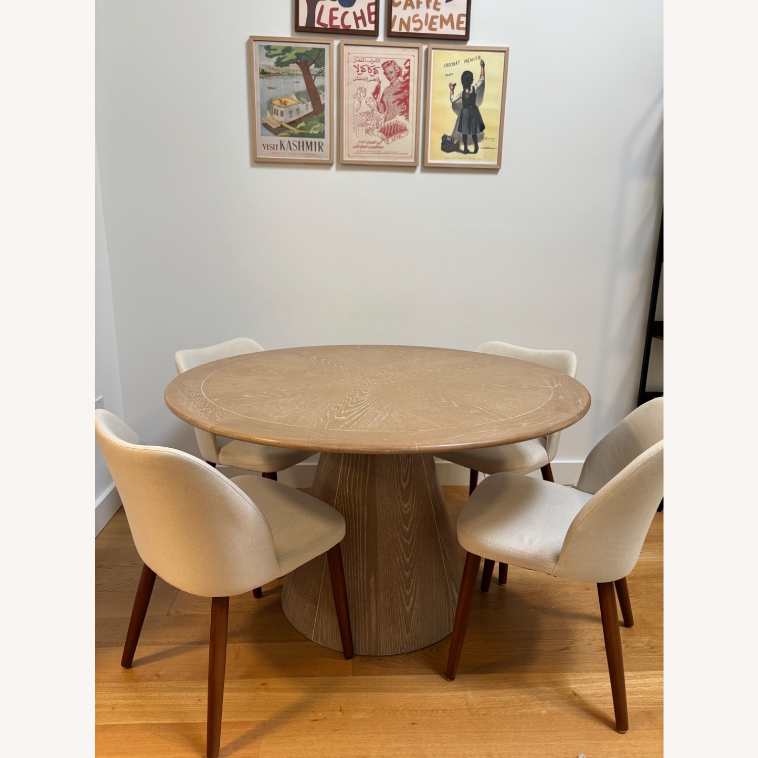 Crate & Barrel Palisades Natural Wood Dining Table - image-5