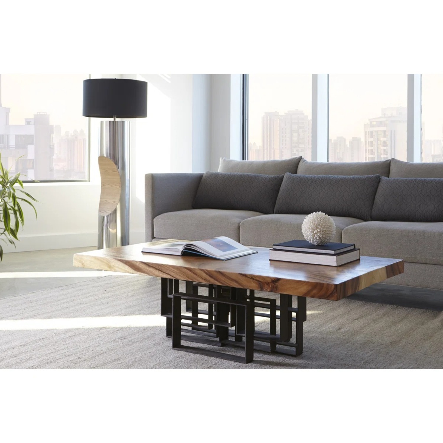 Phillips Collection Solid Wood Coffee Table - image-1