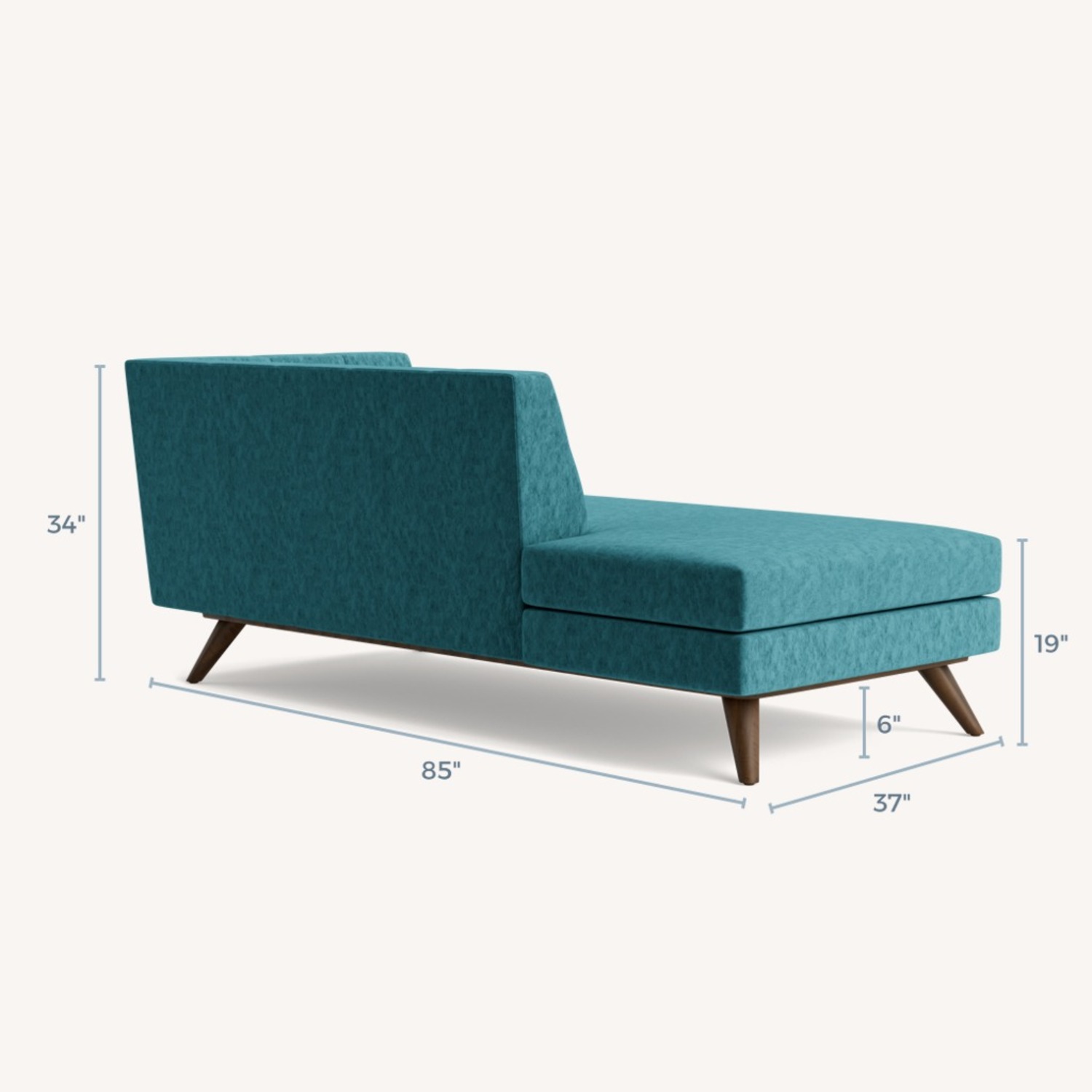 Joybird Hughes Bumper Chaise - image-2