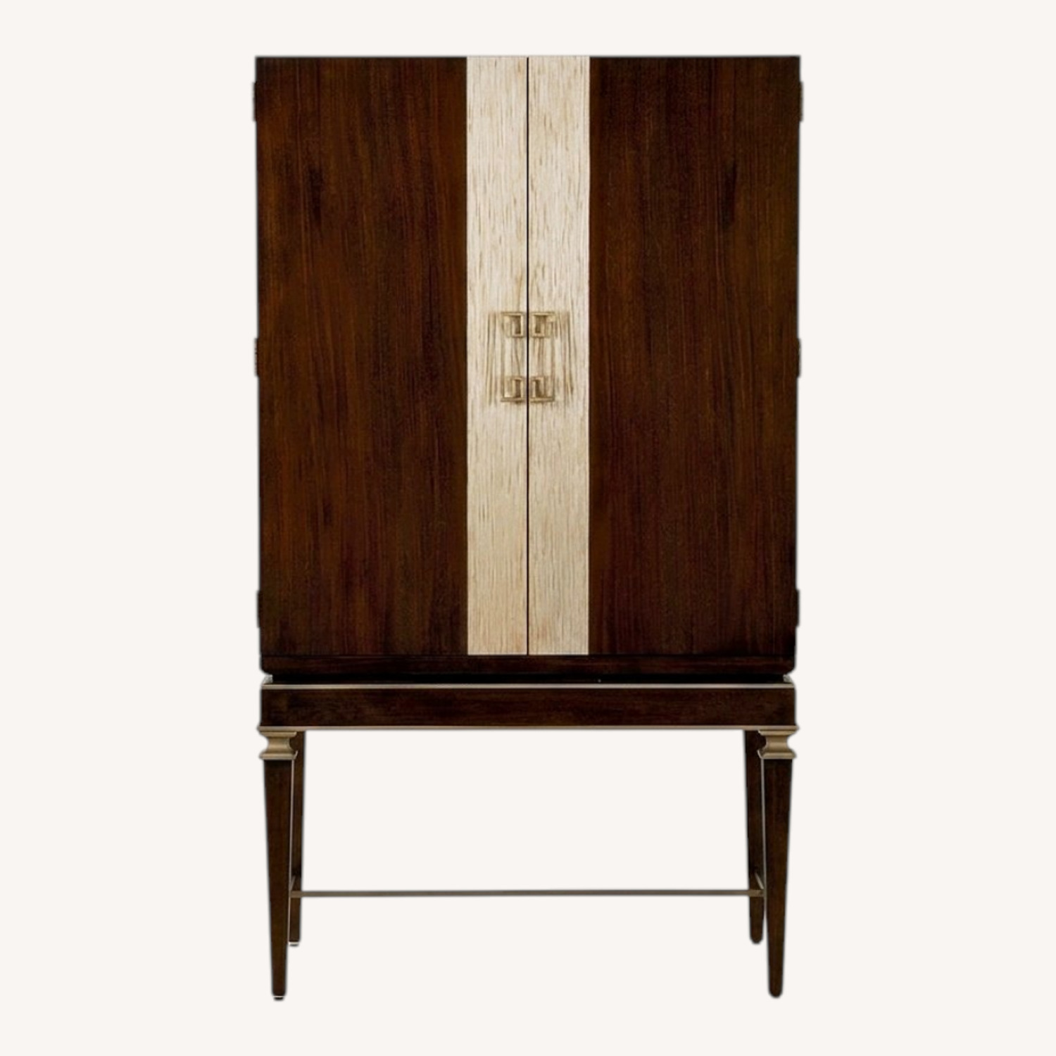 Ethan Allen Dark Brown Evansview Bar Cabinet - image-0