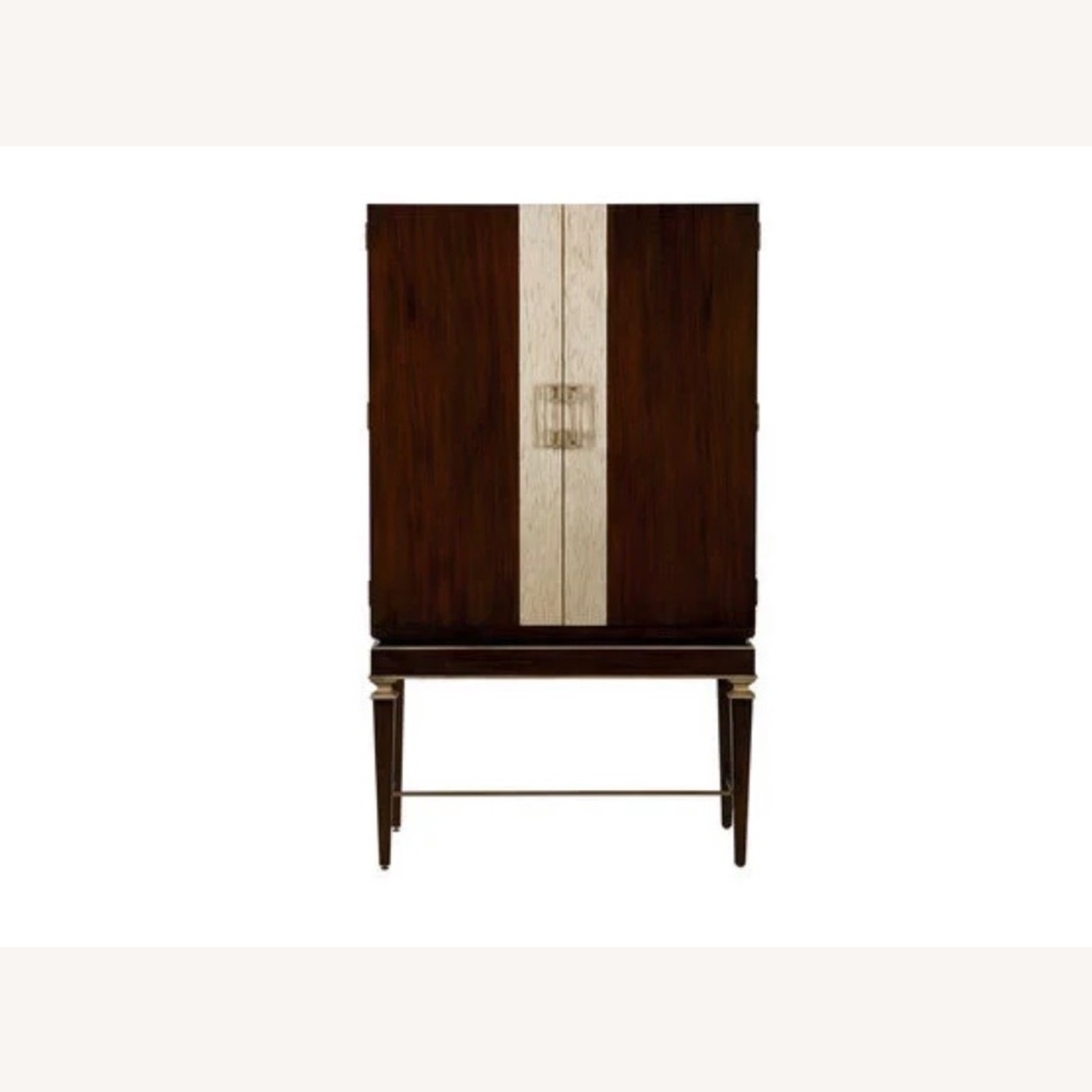 Ethan Allen Dark Brown Evansview Bar Cabinet - image-2