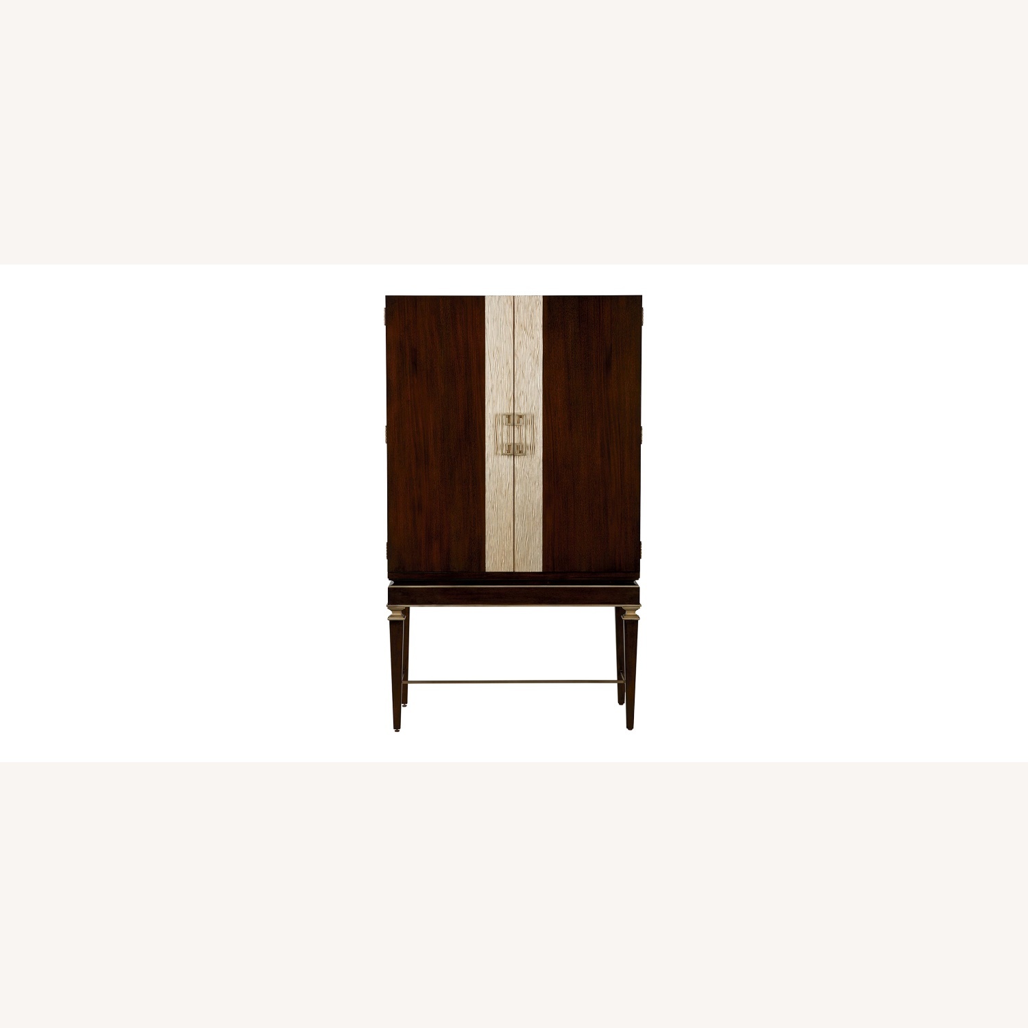 Ethan Allen Dark Brown Evansview Bar Cabinet - image-7