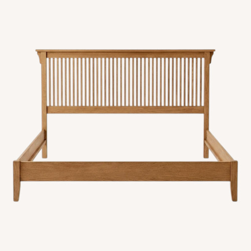 Used Natural King Bed for sale on AptDeco