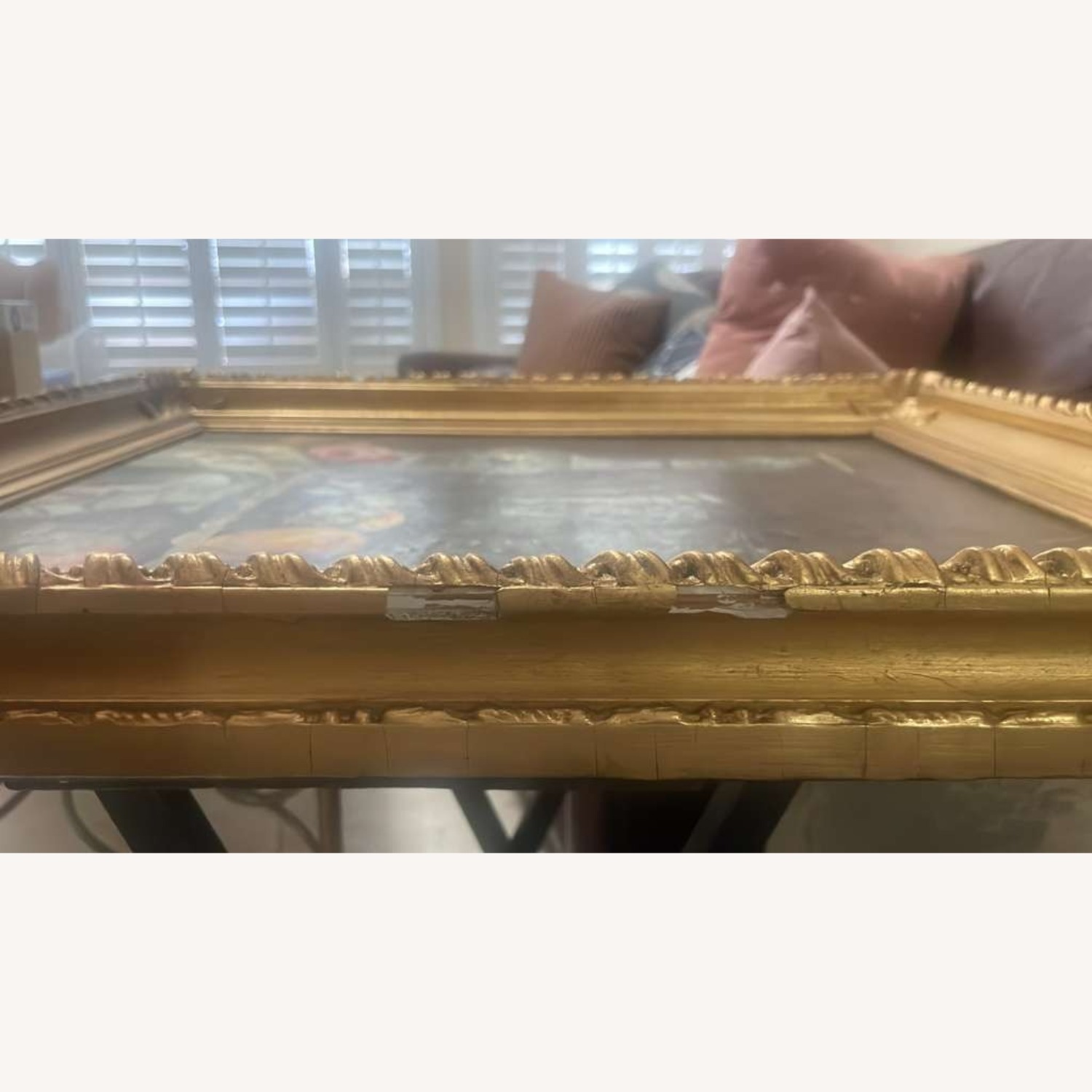 Large Vintage Framed Still Life Painting - image-6