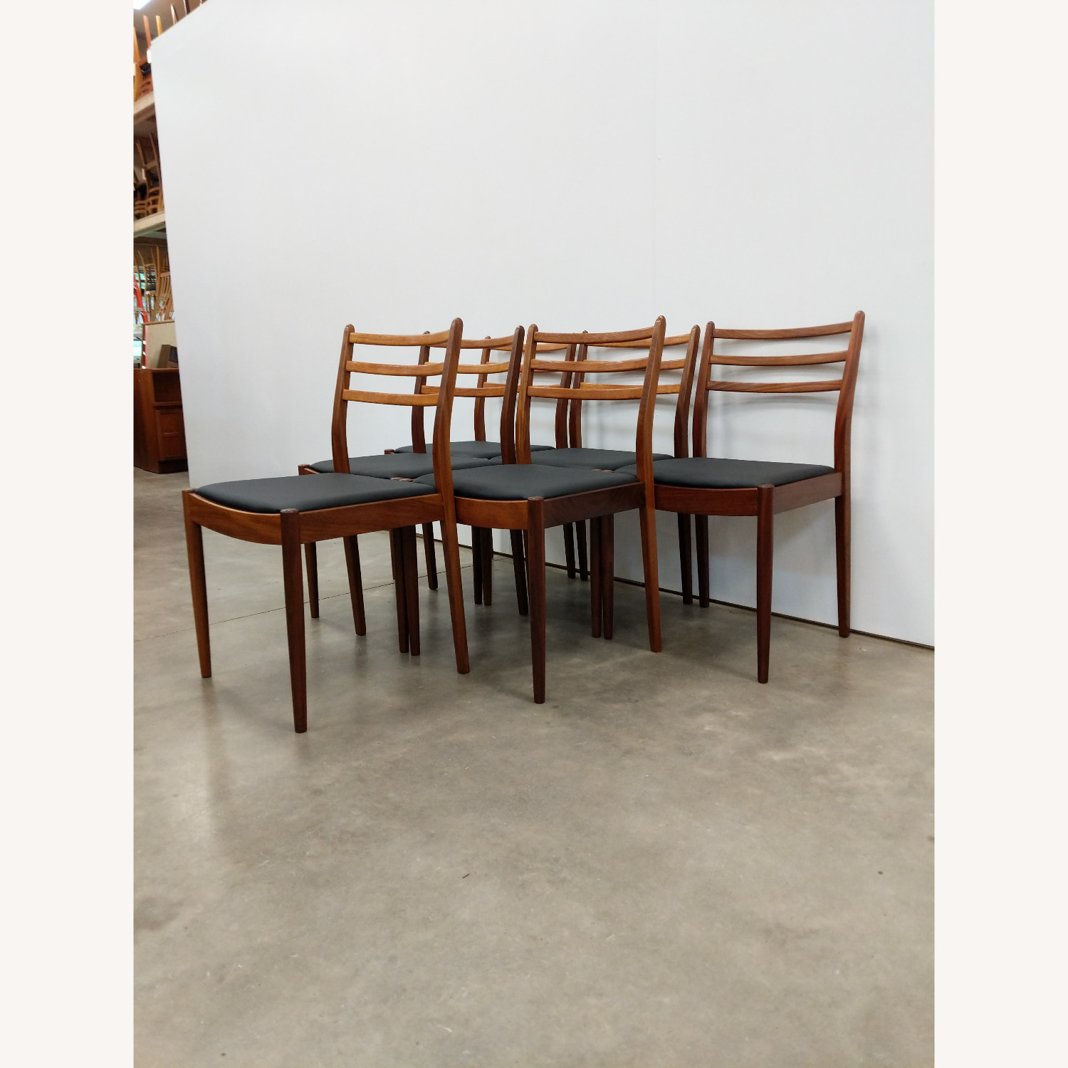 6 Vintage Mid Century Modern G Plan Dining Chairs - image-6
