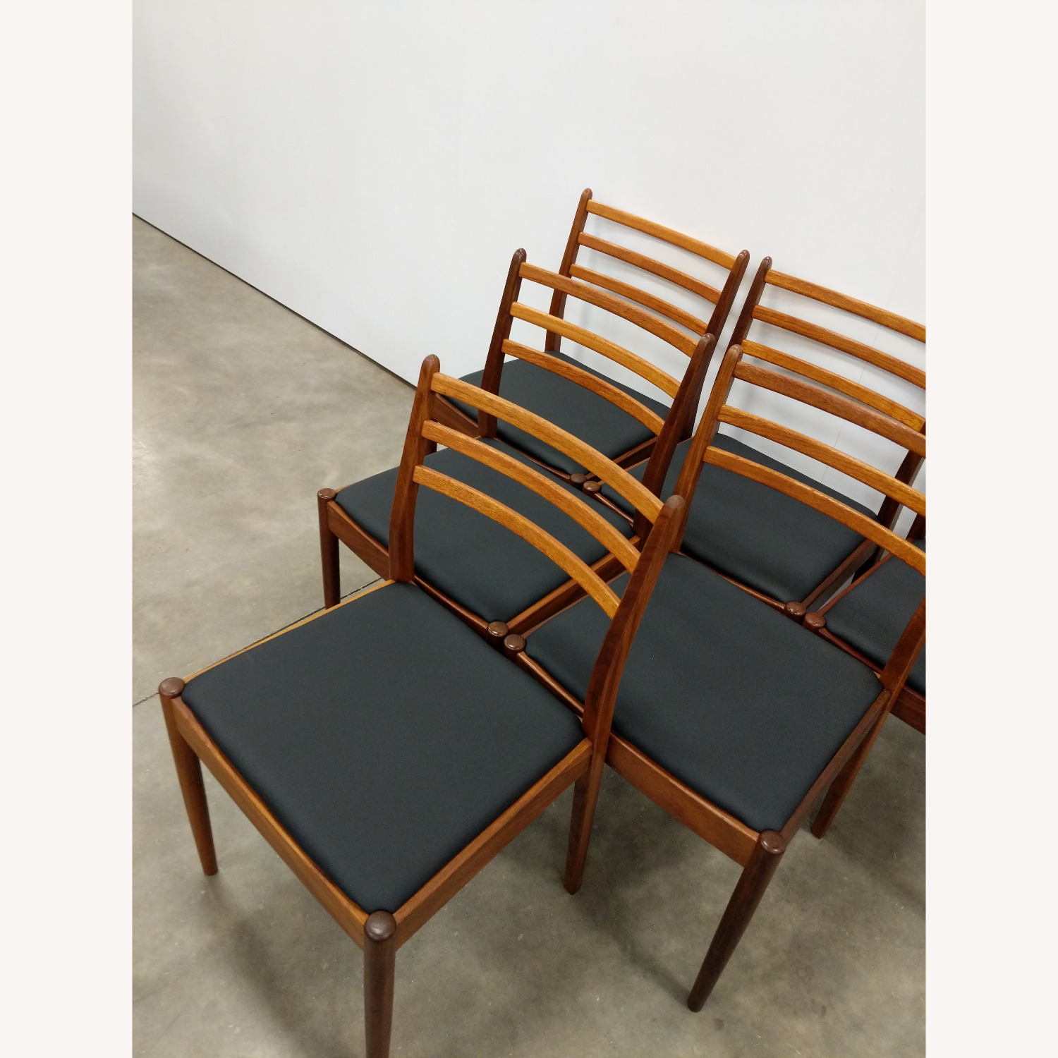 6 Vintage Mid Century Modern G Plan Dining Chairs - image-7