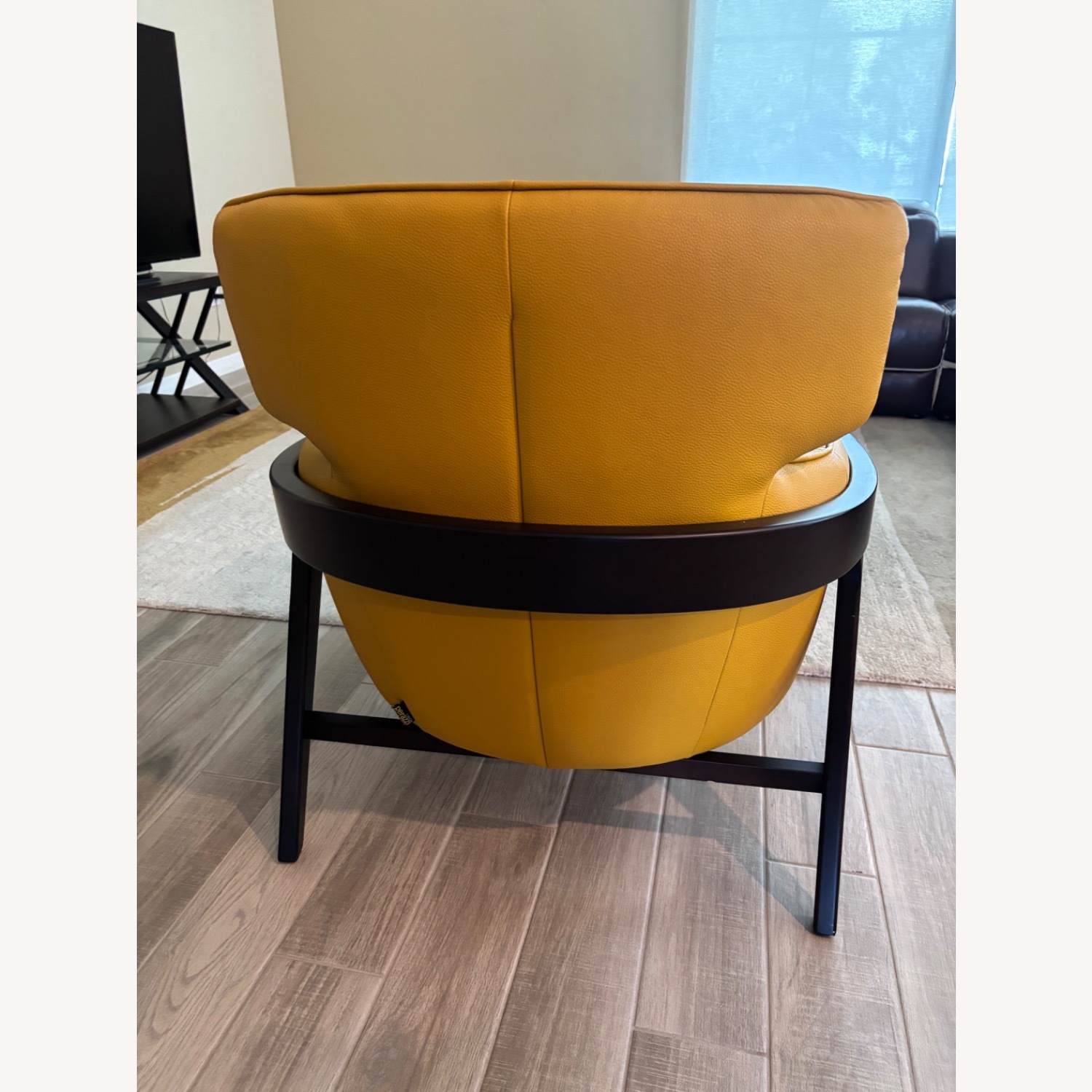 Yellow Accent Chair - image-3