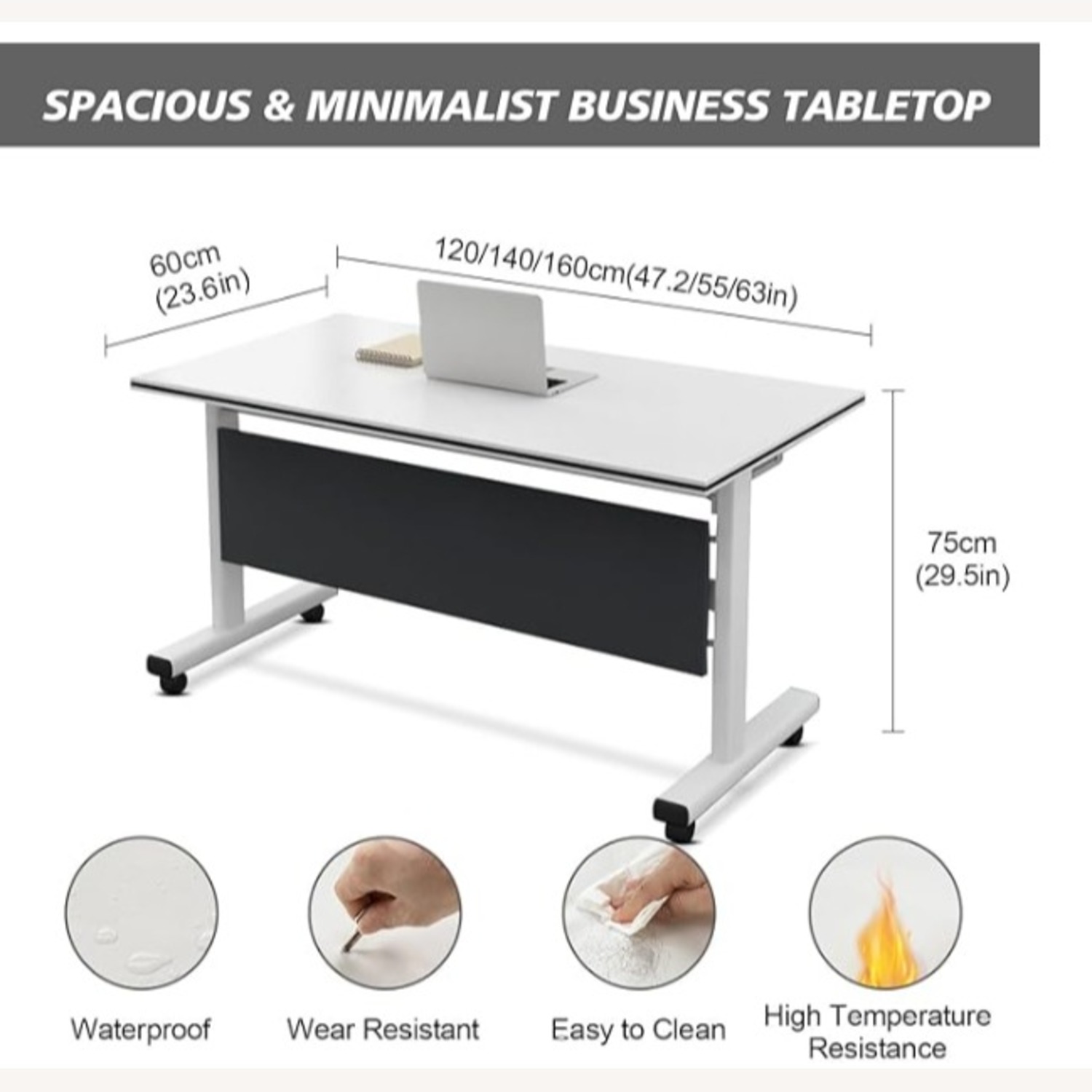 Modern Folding Conference Table - image-1