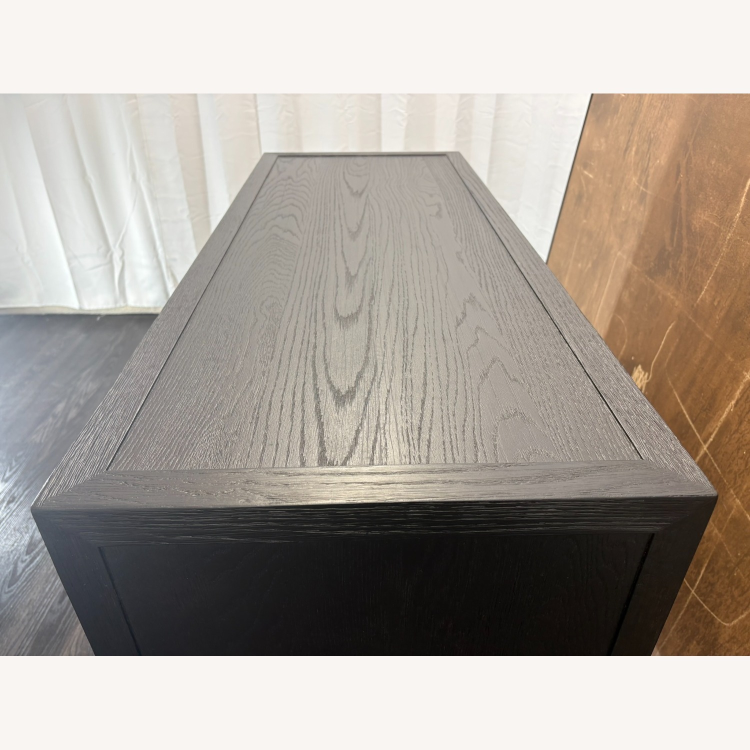 Restoration Hardware French Contemporary 5-Drawer Dresser Black Oak - image-6