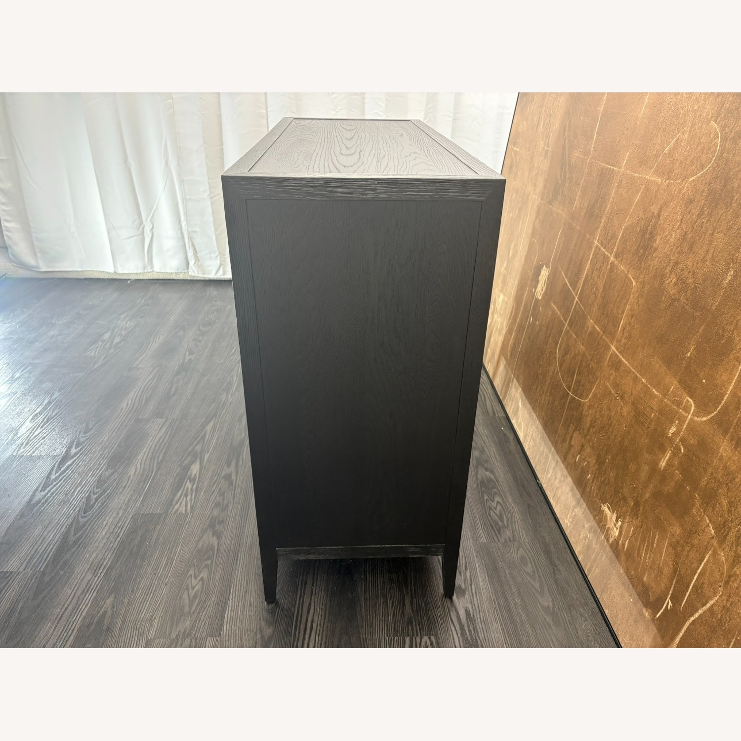 Restoration Hardware French Contemporary 5-Drawer Dresser Black Oak - image-16
