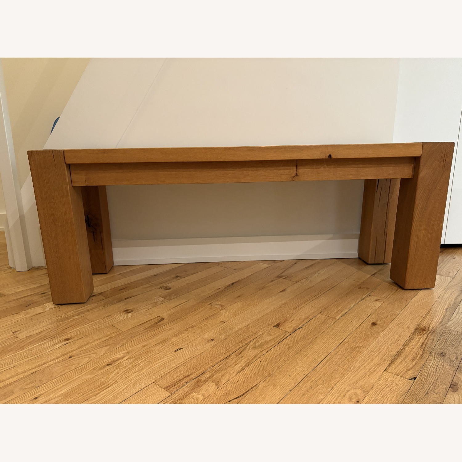 Crate & Barrel Big Sur Natural 48" Bench - image-4