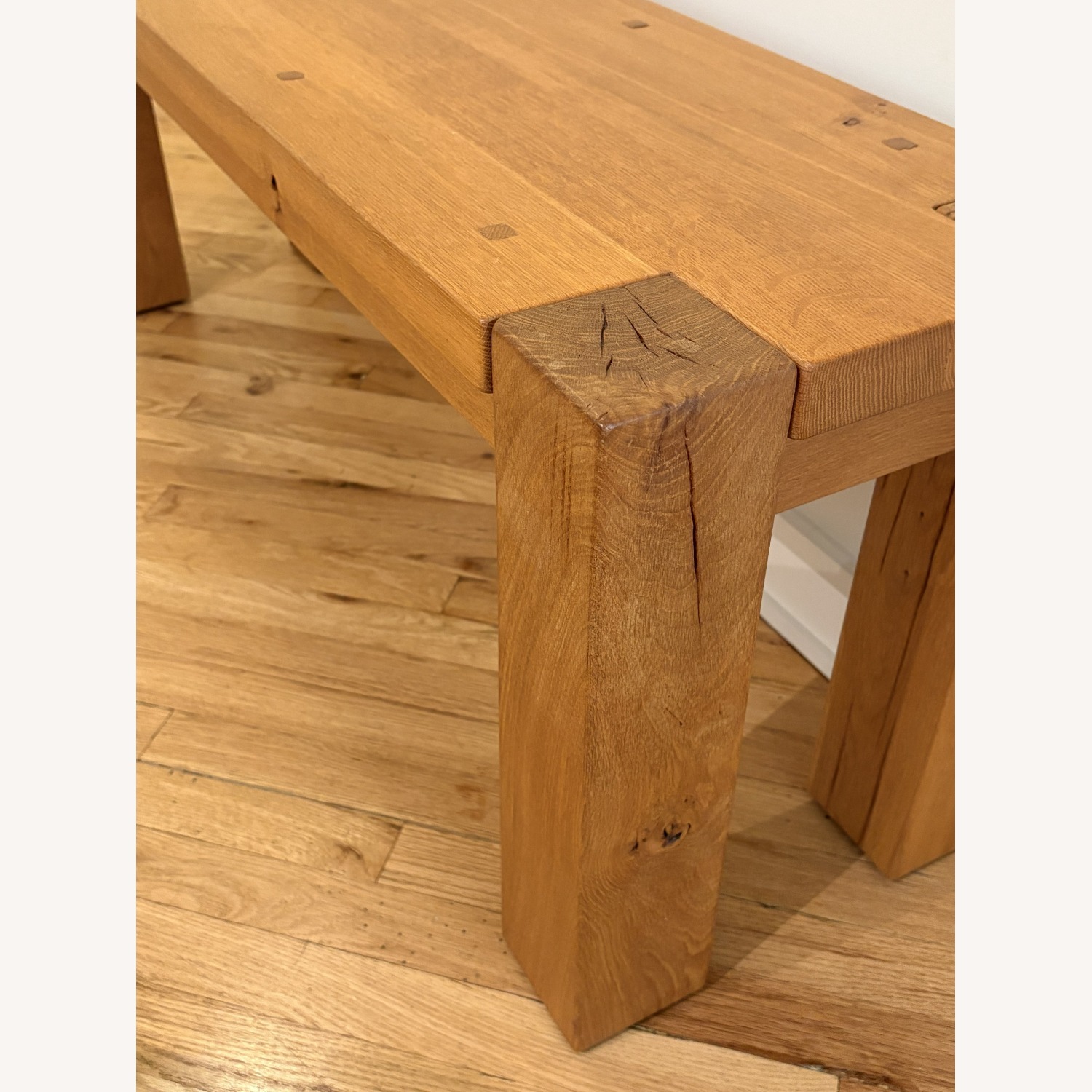 Crate & Barrel Big Sur Natural 48" Bench - image-2