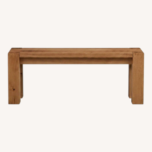 Used Crate & Barrel Big Sur Natural 48" Bench for sale on AptDeco