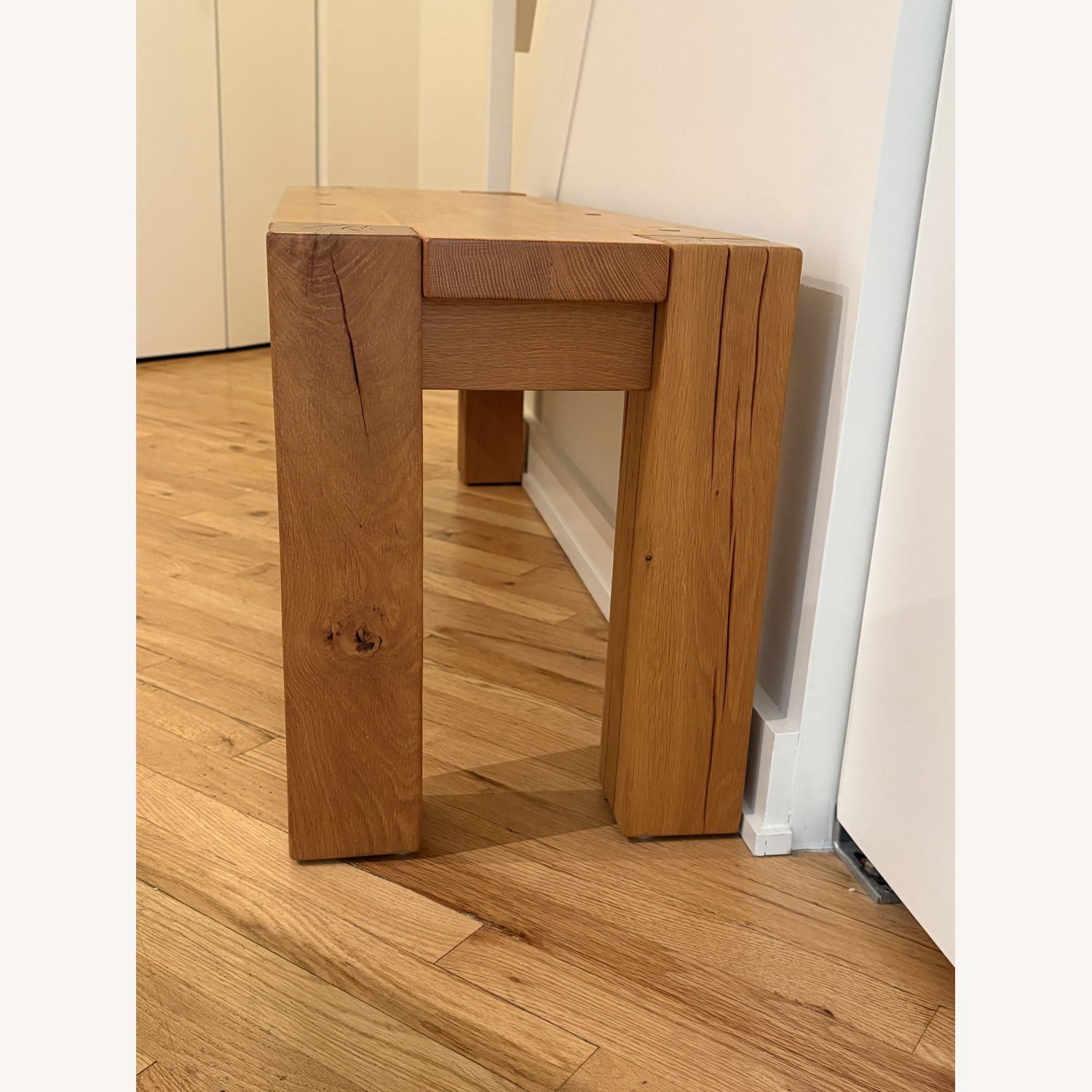 Crate & Barrel Big Sur Natural 48" Bench - image-6