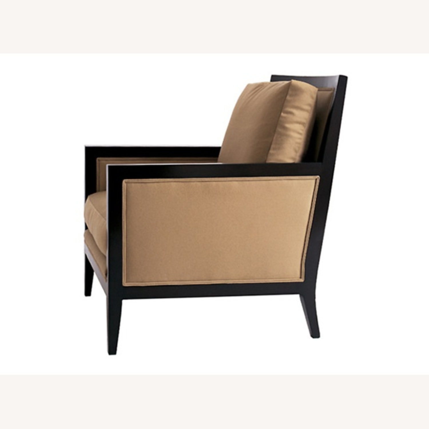 A Rudin Light Brown Leather Armchair - image-5