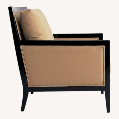 Used A Rudin Light Brown Leather Armchair for sale on AptDeco