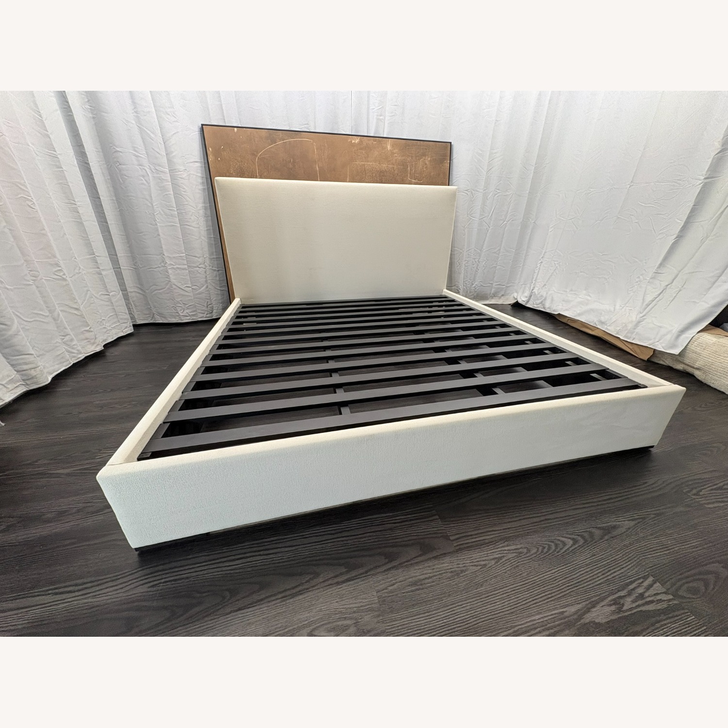 Restoration Hardware Lawson Fabric Panel Bed – King Upholstered - image-8