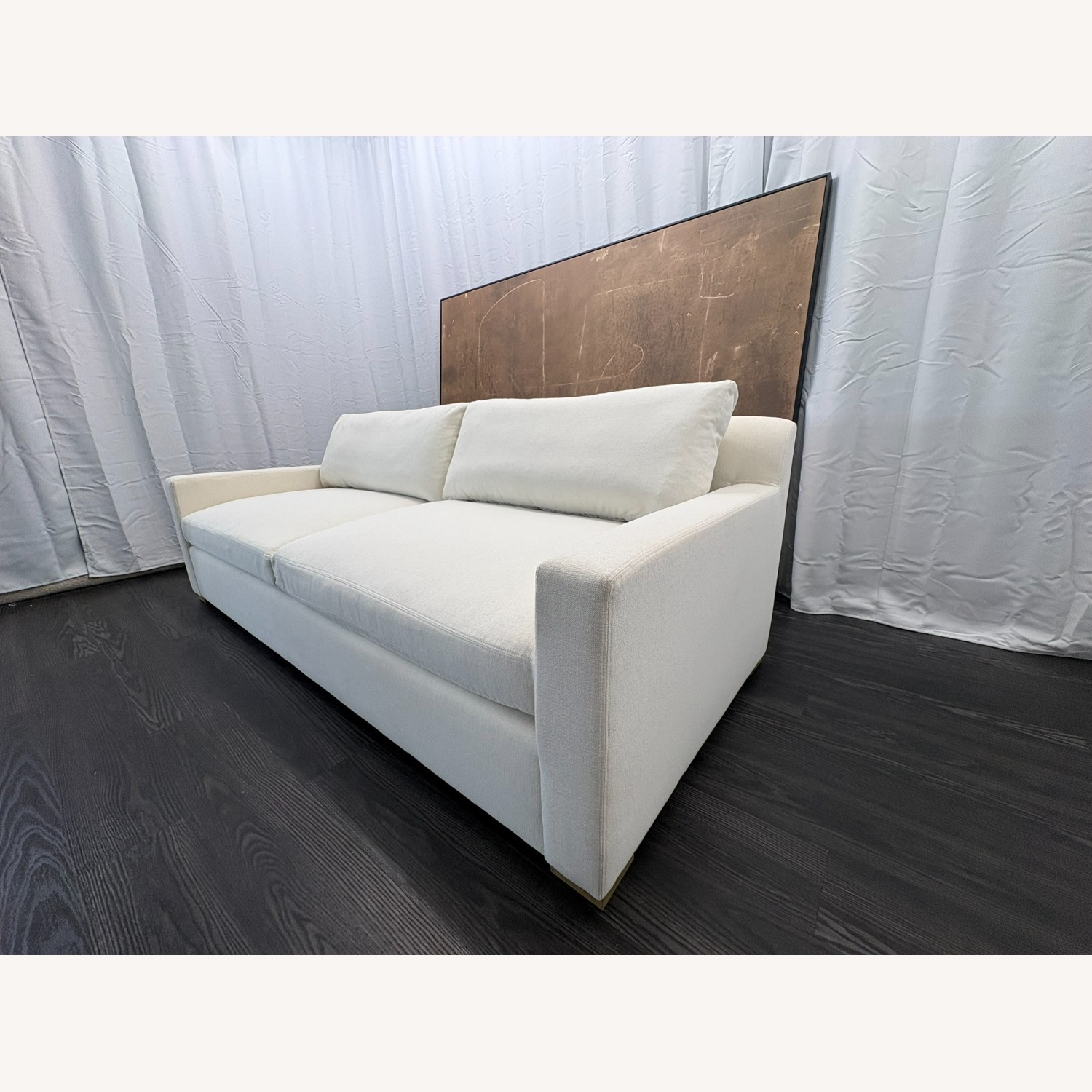 Restoration Hardware Belgian Track Arm 2-Cushion Sofa – 8' Luxe - image-1