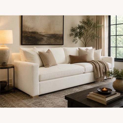 Used Restoration Hardware Belgian Track Arm 2-Cushion Sofa – 8' Luxe for sale on AptDeco