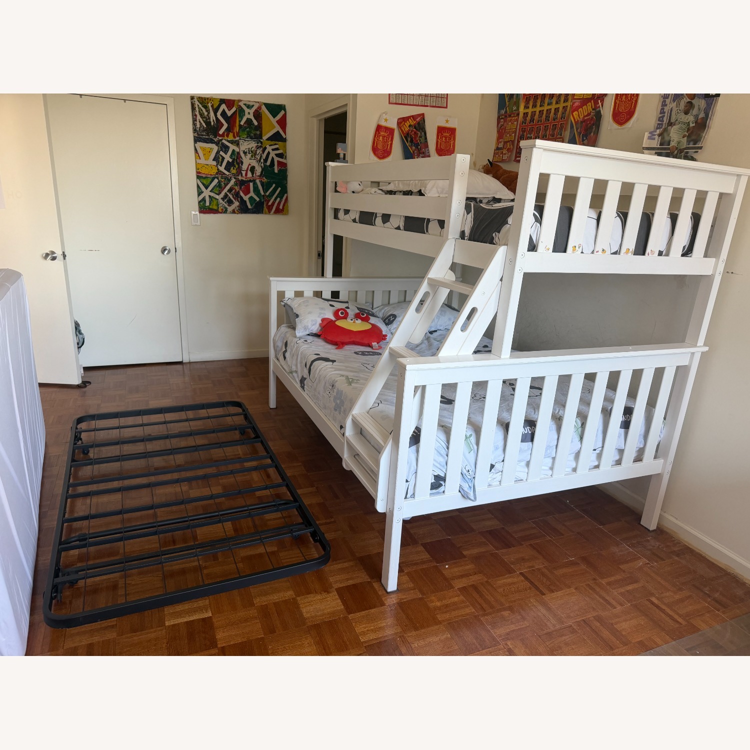 Bob's Discount Furniture Twin-over-Full Bunk Bed + Trundle - image-5