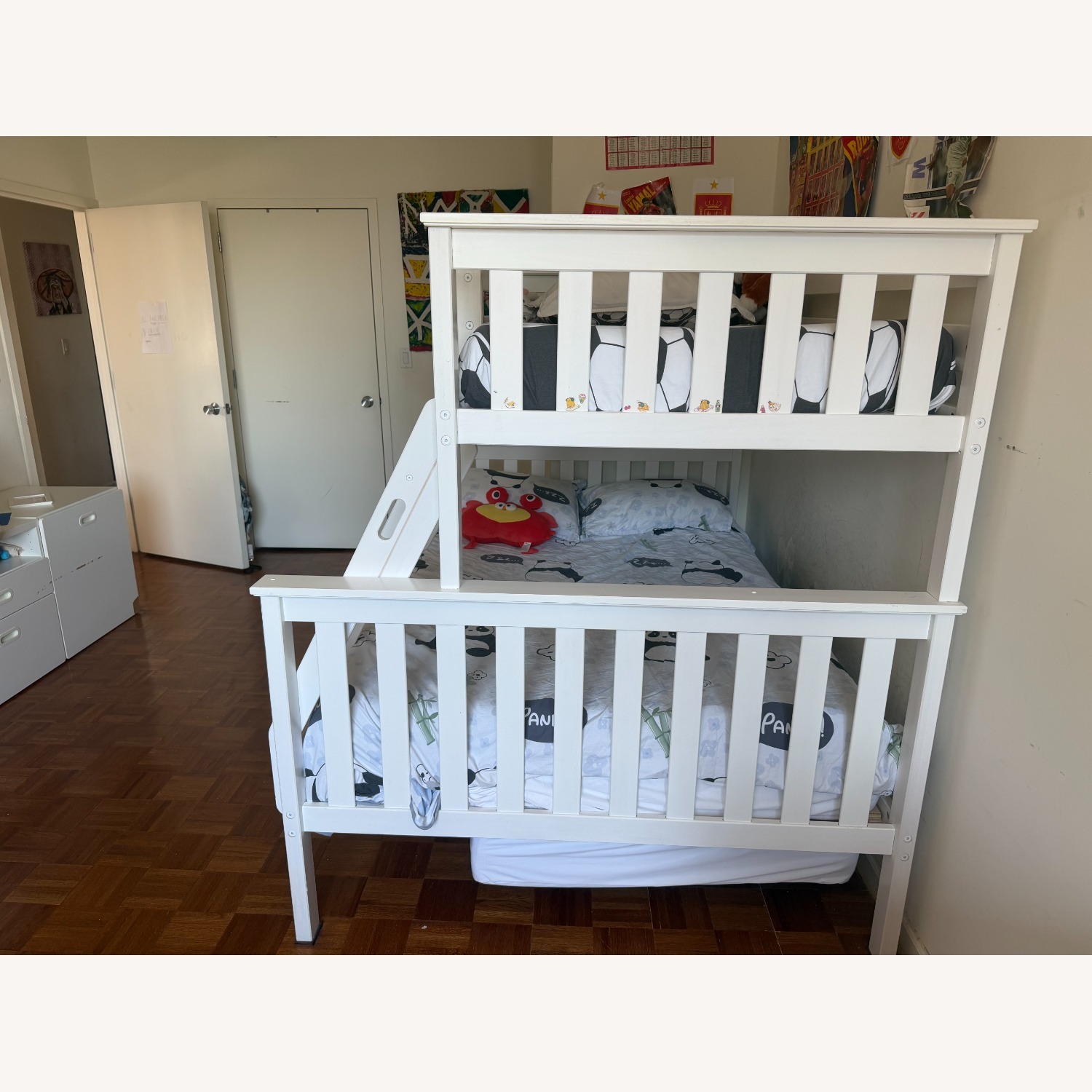 Bob's Discount Furniture Twin-over-Full Bunk Bed + Trundle - image-3