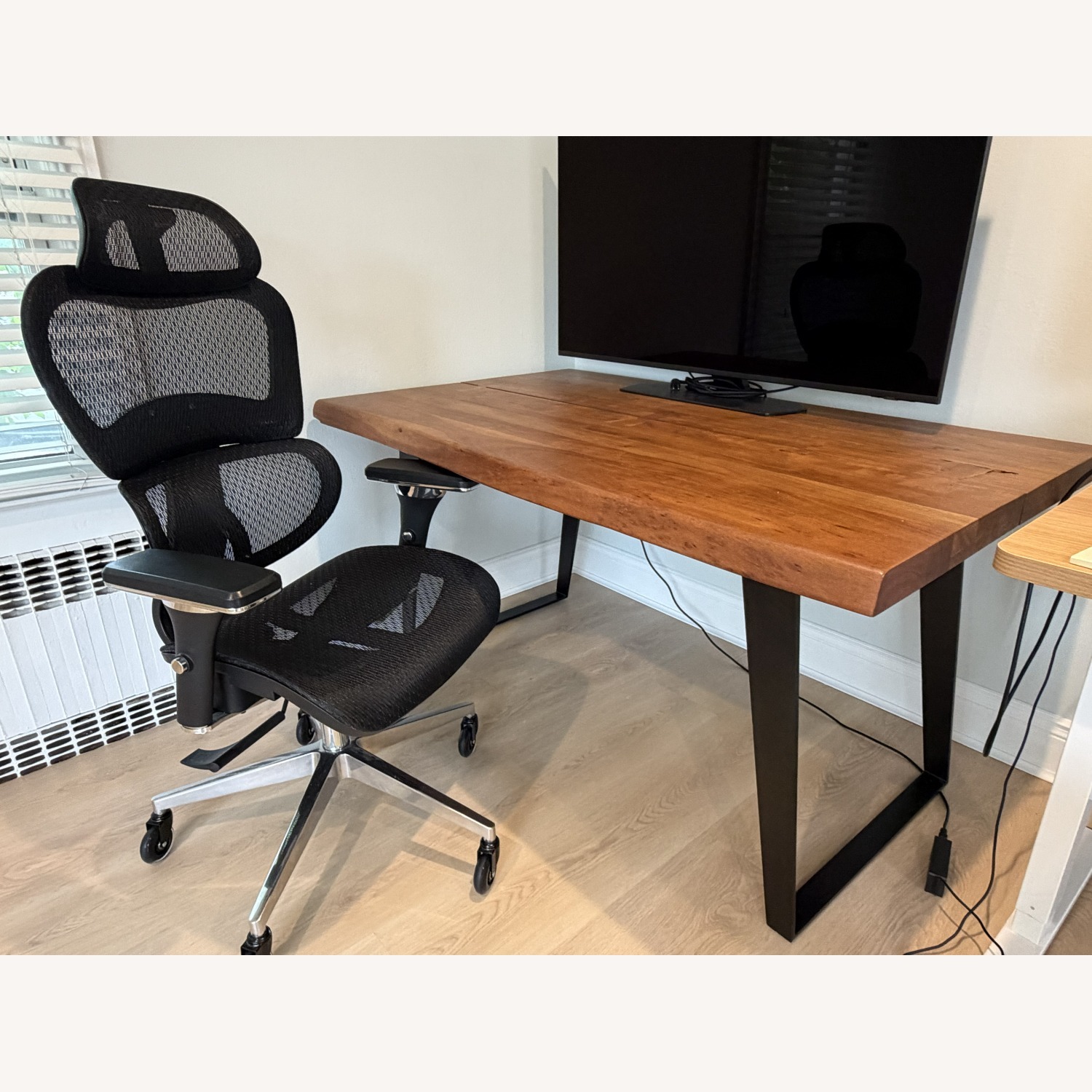 Crate & Barrel Yukon Wood Dining Table - image-3