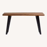 Crate & Barrel Yukon Wood Dining Table