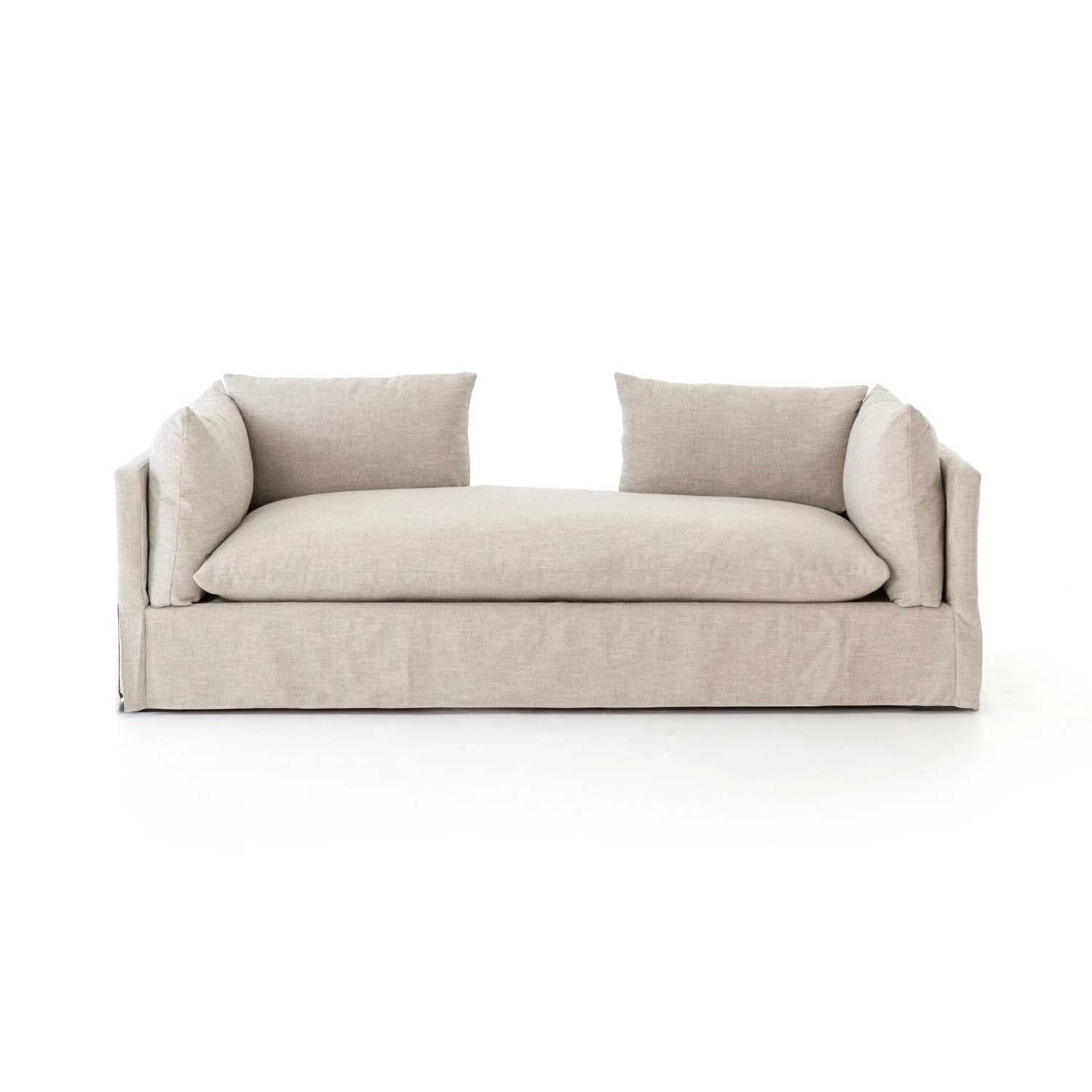 Four Hands Natural Linen 2 Seater Sofa - image-5