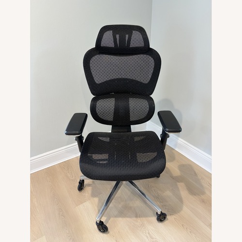Used Black Fabric Office Chair for sale on AptDeco