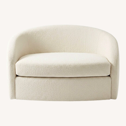 Used Collette Bouclé Accent Chair / Loveseat for sale on AptDeco