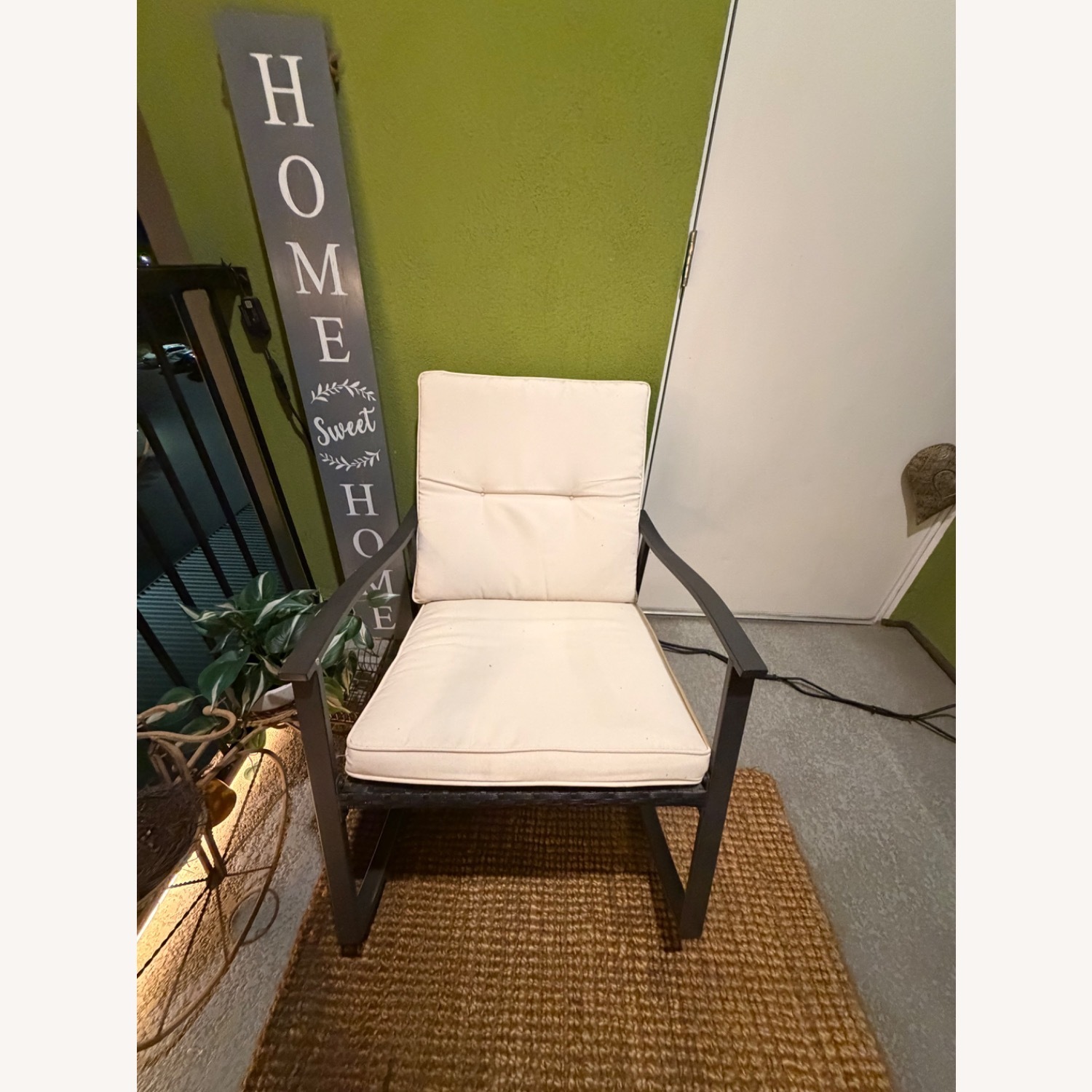 Outdoor Rocking Chair With Cushions - image-2