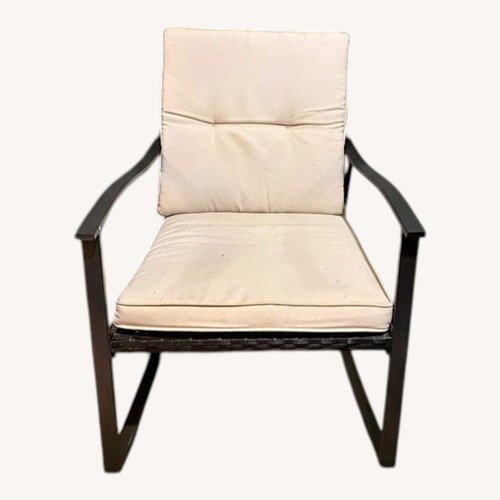 Used Outdoor Rocking Chair With Cushions for sale on AptDeco