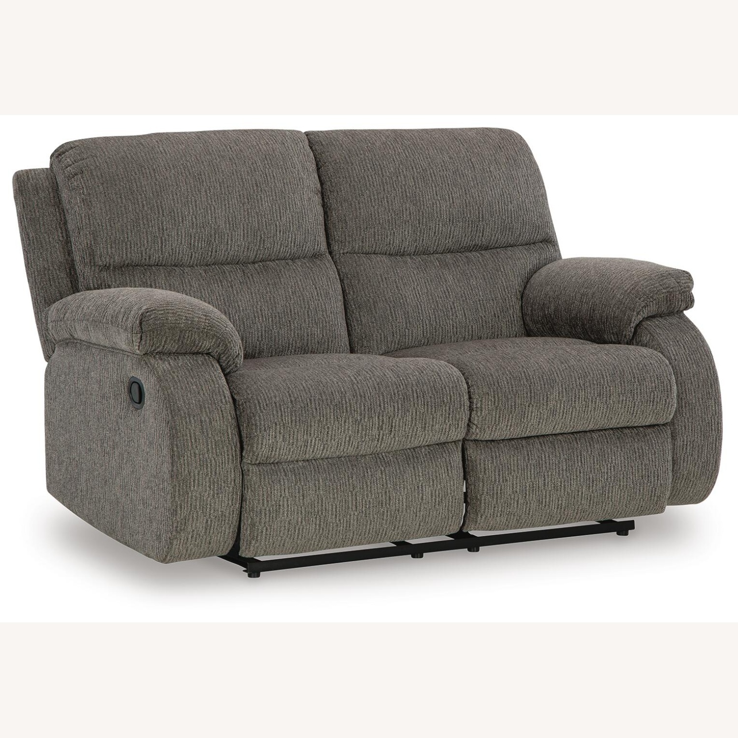 Dark Gray Fabric 2 Seater Sofa - image-4