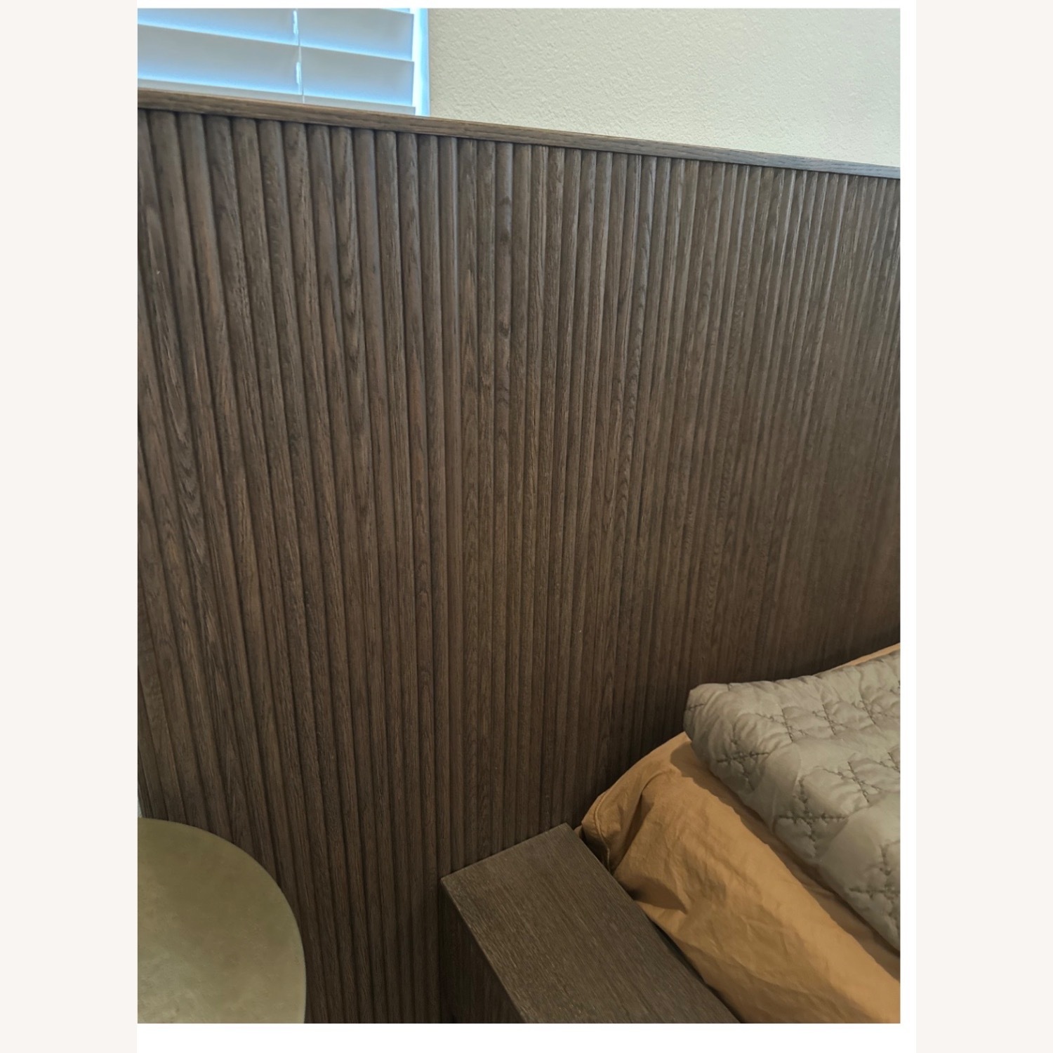 Restoration Hardware Dark Brown Mulholland Extended Panel Bed - image-9