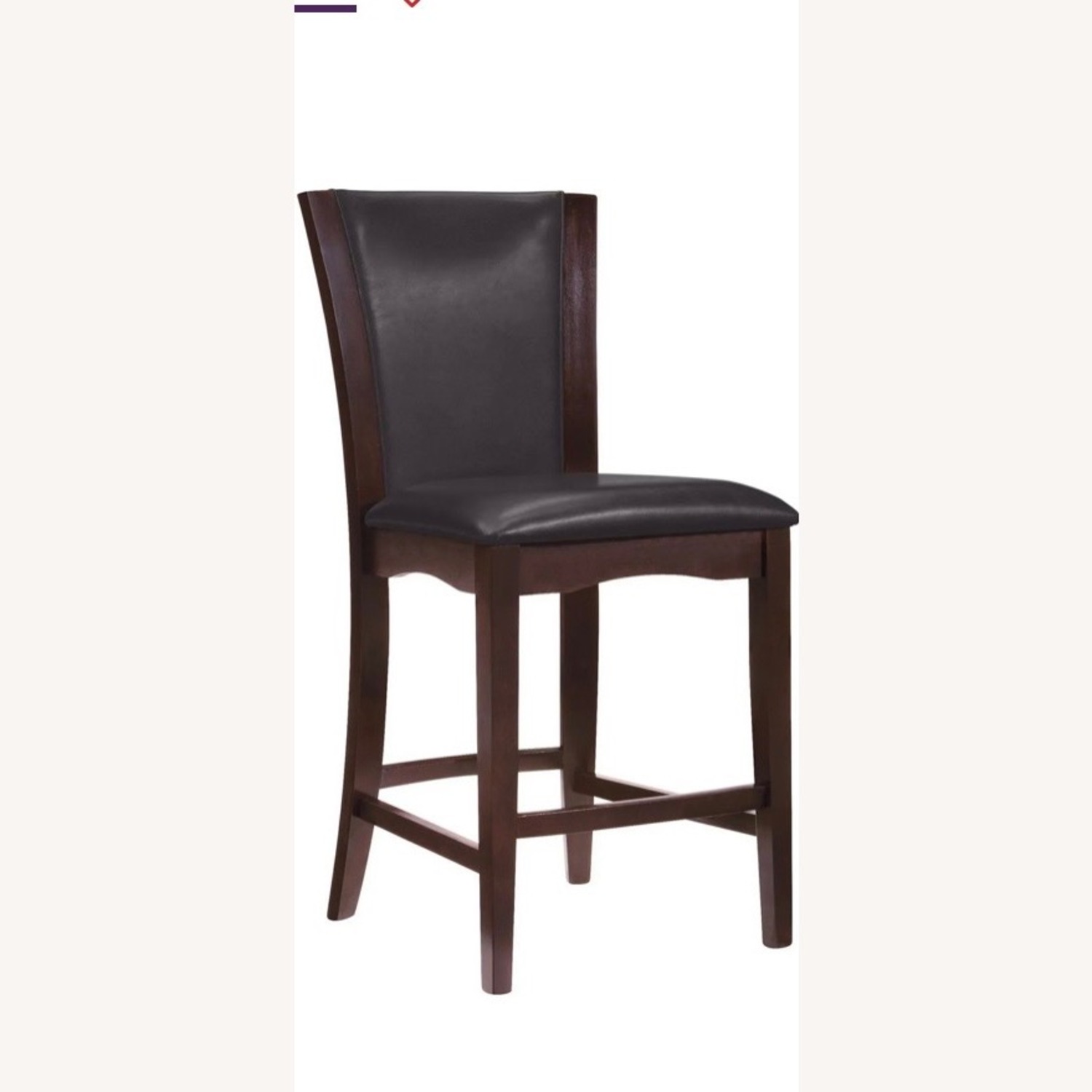 Raymour & Flanigan Venice 5 Piece Glass Top High Table Chairs - image-3