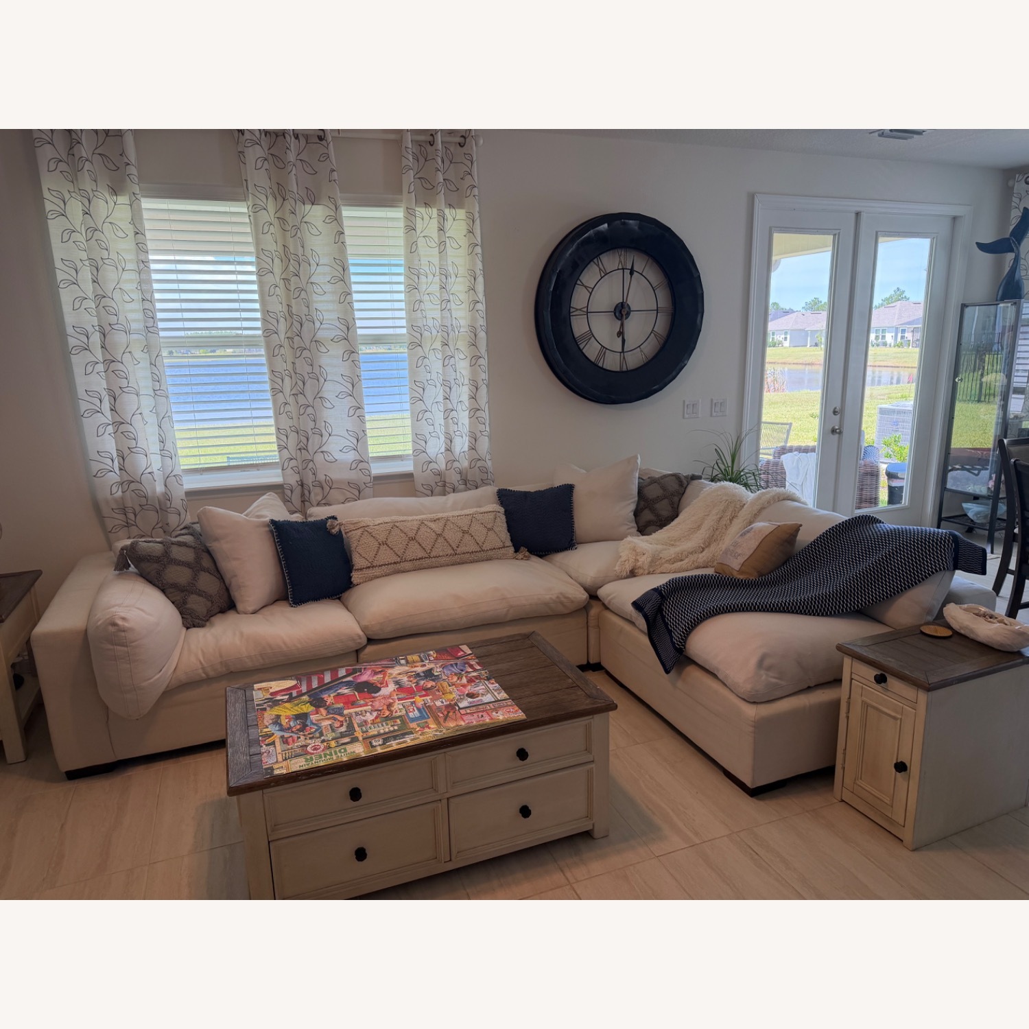 Restoration Hardware Cloud Natural 3+ Piece Sectional - image-4