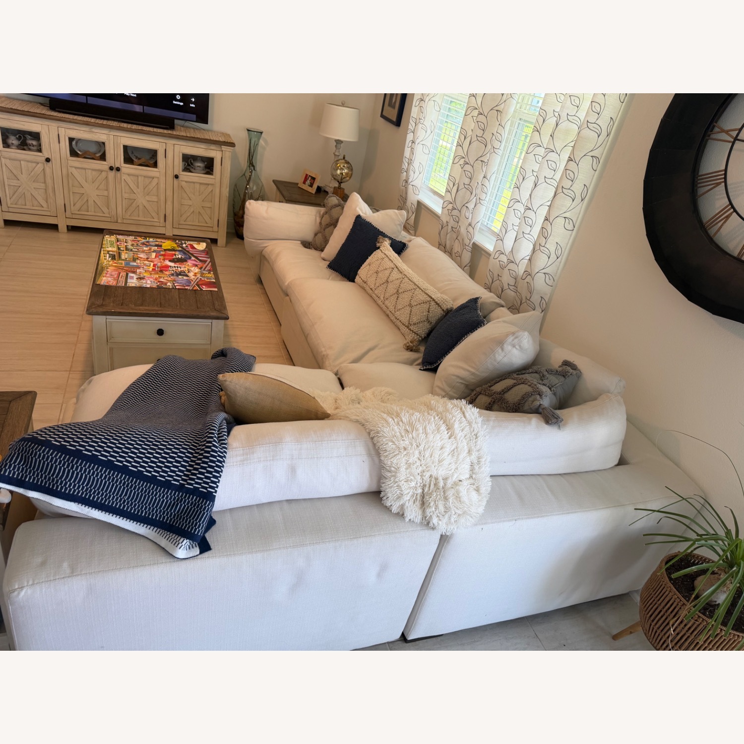Restoration Hardware Cloud Natural 3+ Piece Sectional - image-3