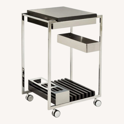 Used Resource Furniture Metal Bar Cart for sale on AptDeco