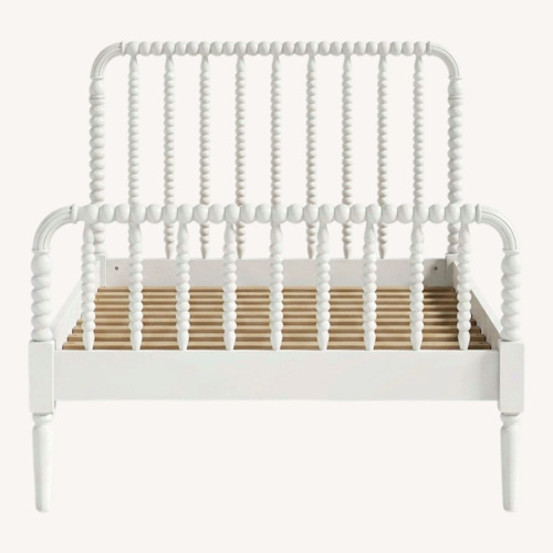 Used Crate & Kids Jenny Lind White Wood Spindle Kids Twin Bed for sale on AptDeco
