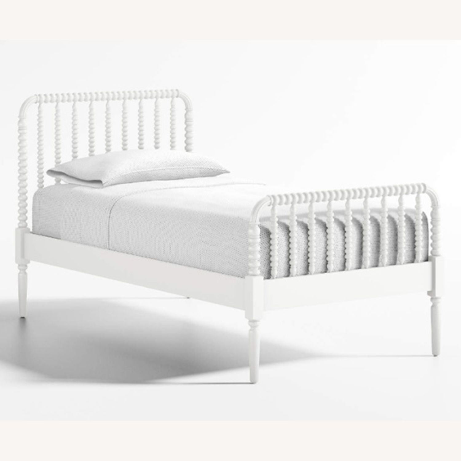 Crate & Kids Jenny Lind White Wood Spindle Kids Twin Bed - image-7