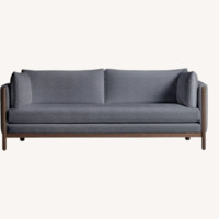 Design Within Reach Emmy Blue Fabric 3+ Seater Sofa