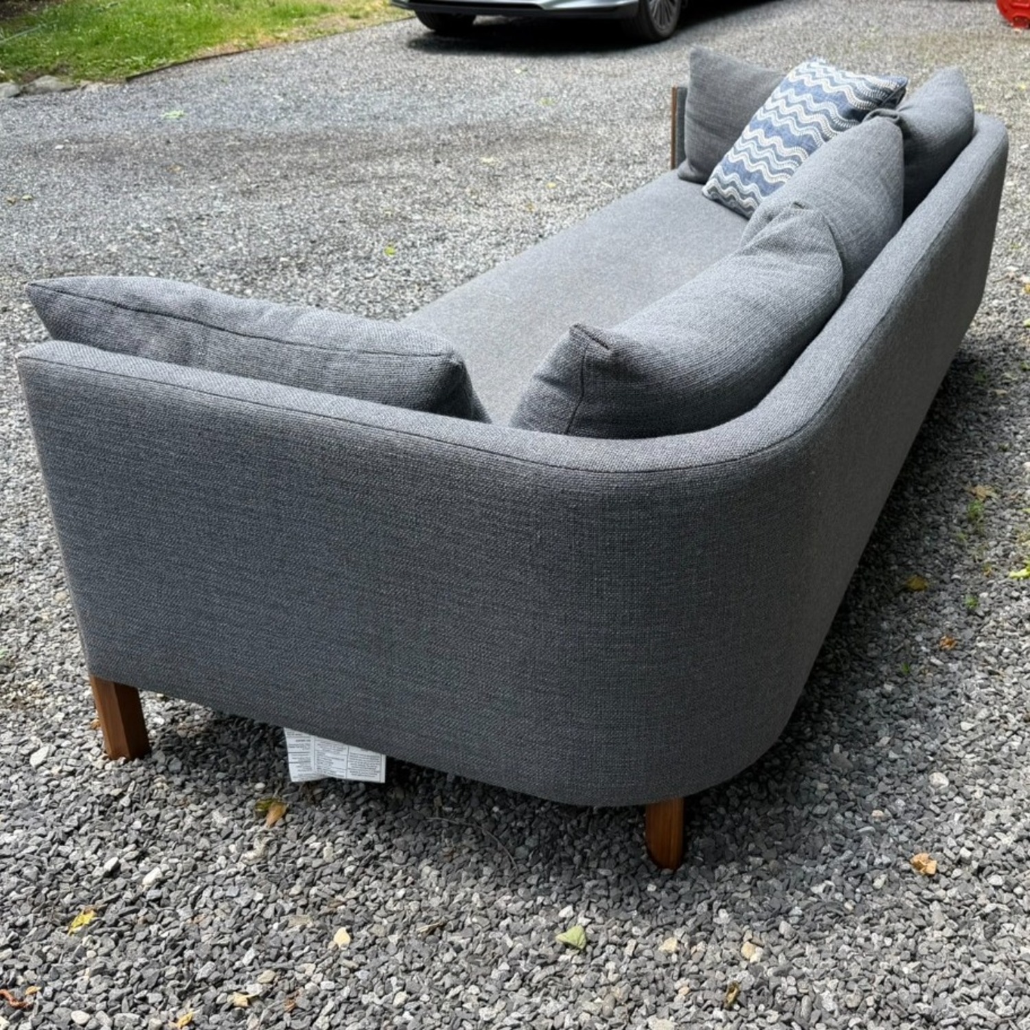 Design Within Reach Emmy Blue Fabric 3+ Seater Sofa - image-3