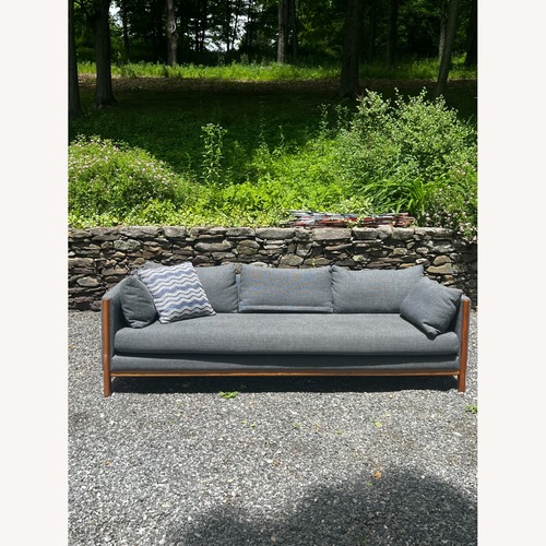 Used Design Within Reach Emmy Blue Fabric 3+ Seater Sofa for sale on AptDeco