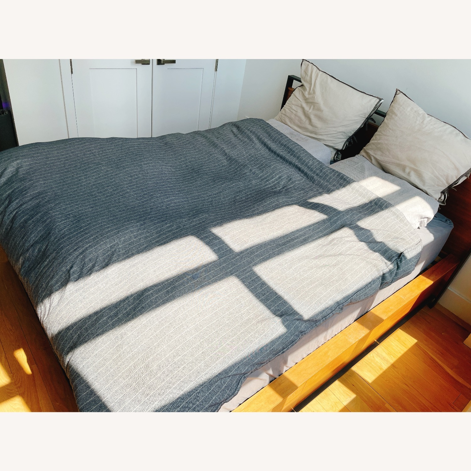 Crate & Barrel Bowery Queen Storage Bed Frame - image-2