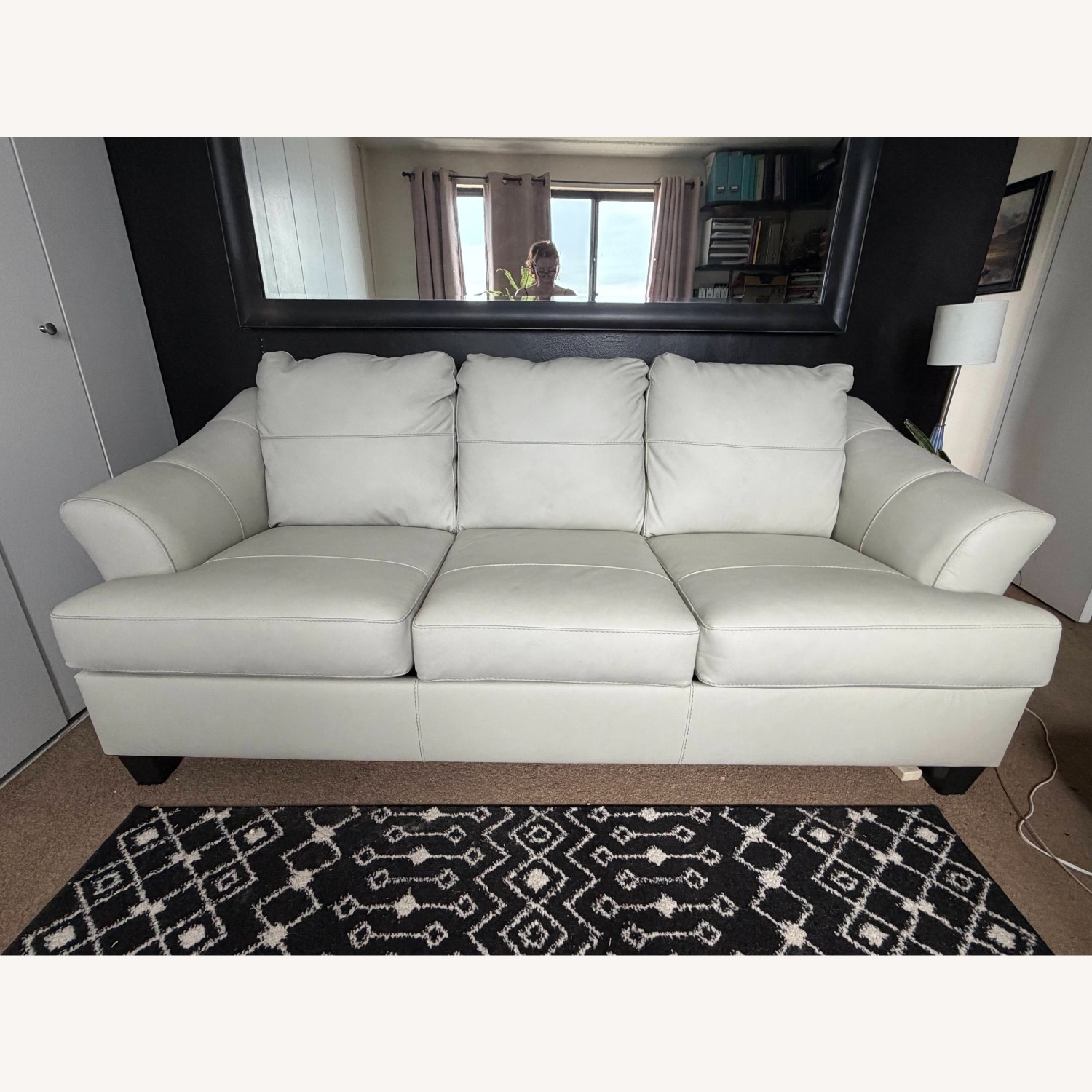 Leather Sleeper Sofa - image-2
